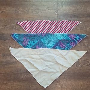 3 pack dog scarves